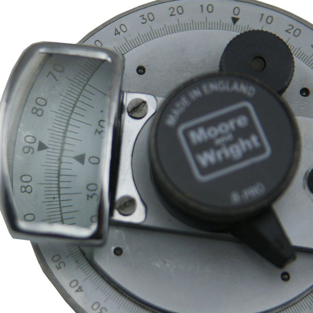 Moore and Wright Traditional Universal Bevel Protractor 6