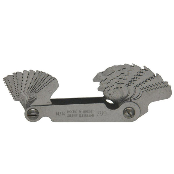 moore and wright american standard screw pitch gauge 799