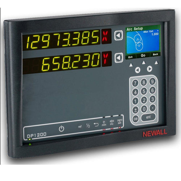newall dp1200 two axis digital read out display console