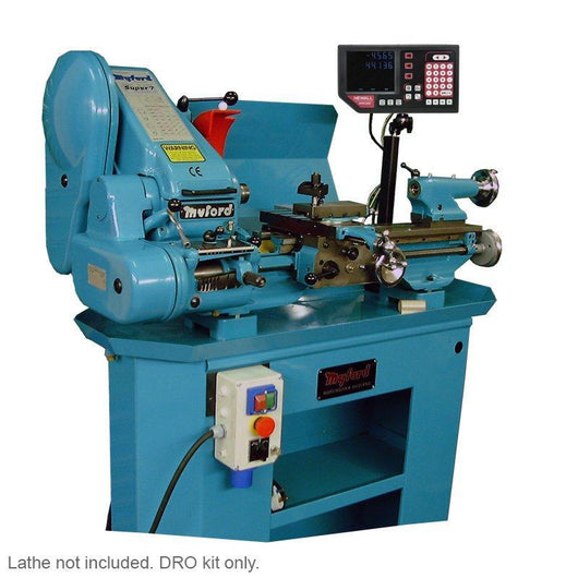 newall dro package for the myford super 7 lathe 2 axis digital readout kit lathe not included