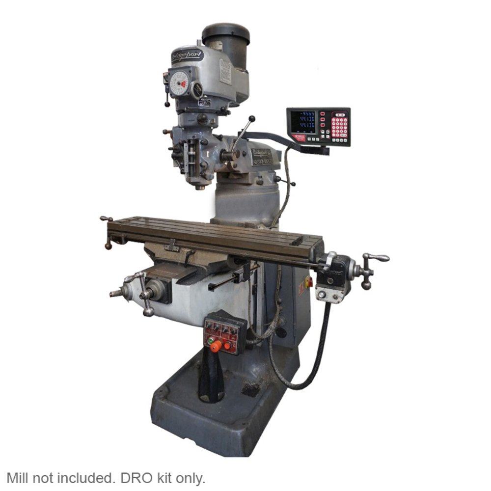 Dro Miling Digital Newall DRO Package for the Bridgeport Mill 3 Axis Digital Readout Knee ...