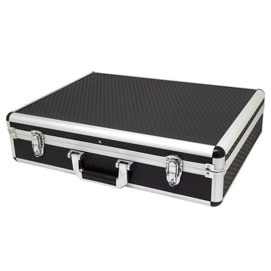 roc cases black case l530 x w400 x h130mm with compartment dividers and tool panel